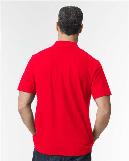 Gildan 64800 Red — on model back