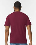 Gildan 65000 Maroon — on model back