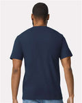 Gildan 65000 Navy — on model back