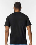 Gildan 65000 Pitch Black — on model back