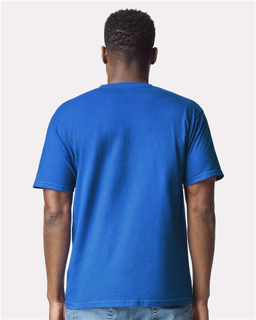 Gildan 65000 Royal — on model back