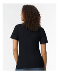Gildan 64800L Black — on model back