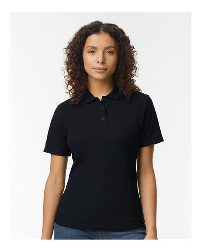 Gildan 64800L Black — on model front