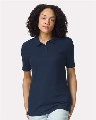 Gildan 64800L Navy — on model front