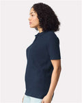 Gildan 64800L Navy — on model side