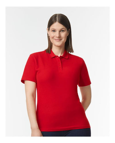 Gildan 64800L Red — on model front
