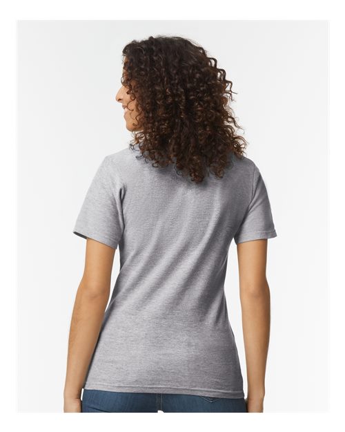 Gildan 64800L Sport Grey — on model back