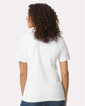Gildan 64800L White — on model back