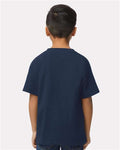 Gildan 65000B Navy — on model back