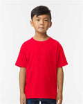 Gildan 65000B Red — on model front