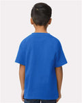 Gildan 65000B Royal — on model back