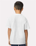 Gildan 65000B White — on model back