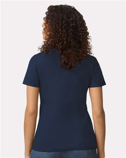 Gildan 65000L Navy — on model back