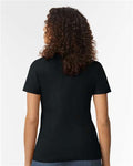 Gildan 65000L Pitch Black — on model back