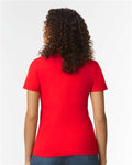 Gildan 65000L Red — on model back