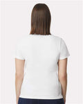 Gildan 65000L White — on model back