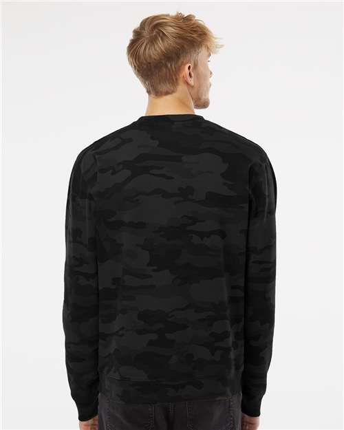 Independent Trading Co. SS3000 Black Camo — on model back