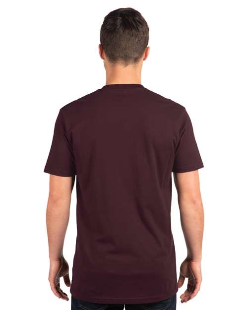 Next Level 3600 Oxblood — on model back