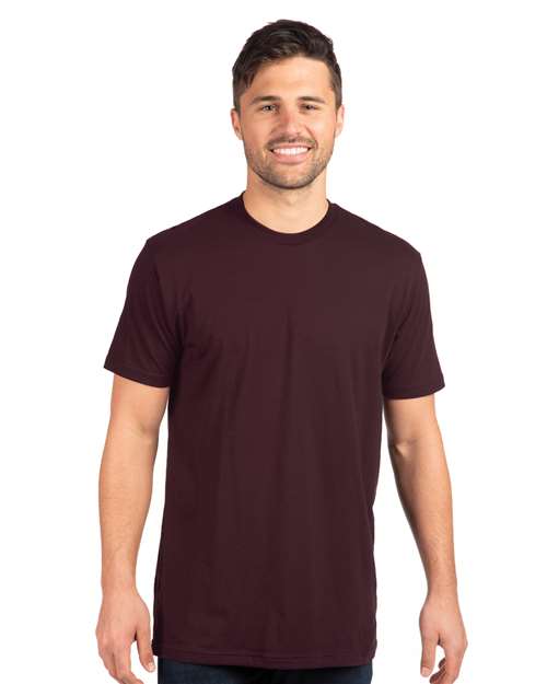 Next Level 3600 Oxblood — on model front