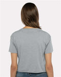 Next Level 5080 Heather Grey — on model back
