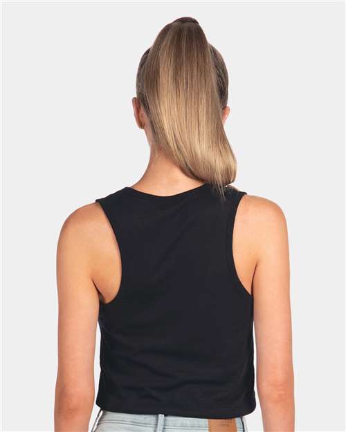 Next Level 5083 Black — on model back