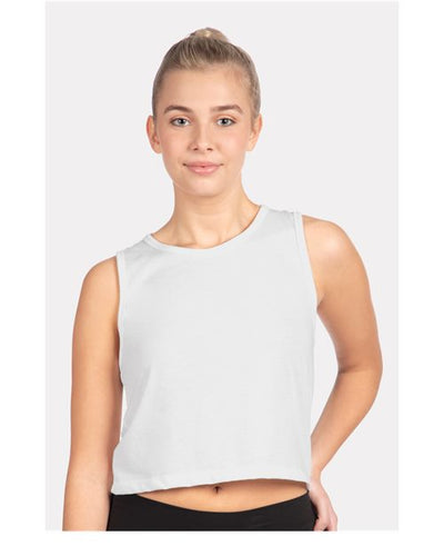 Next Level 5083 White — on model front