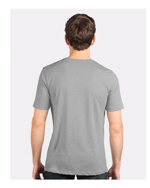 Next Level 6200 Heather Grey — on model back