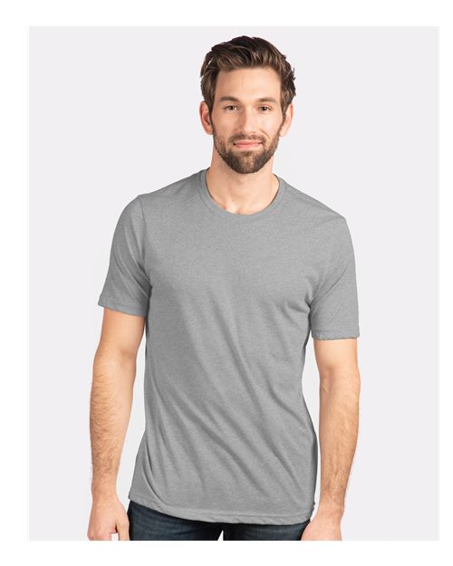Next Level 6200 Heather Grey — on model front