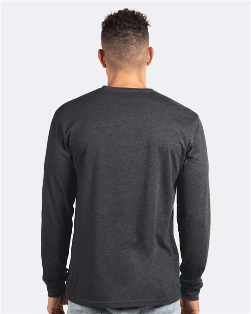 Next Level 6211 Charcoal — on model back