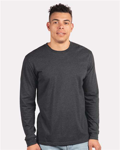 Next Level 6211 Charcoal — on model front