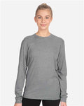 Next Level 6211 Dark Heather Grey — on model front