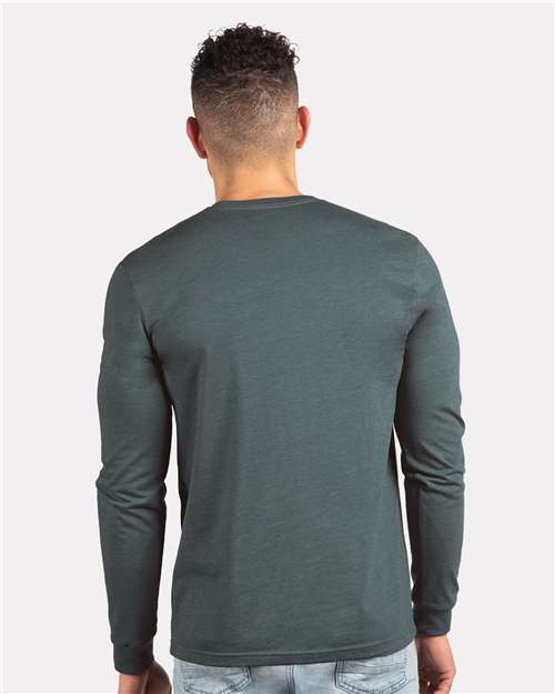 Next Level 6211 Indigo — on model back