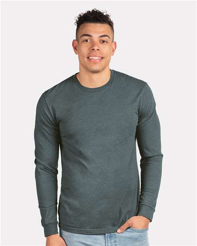 Next Level 6211 Indigo — on model front