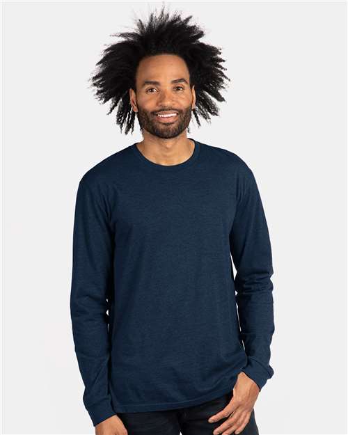 Next Level 6211 Midnight Navy — on model front