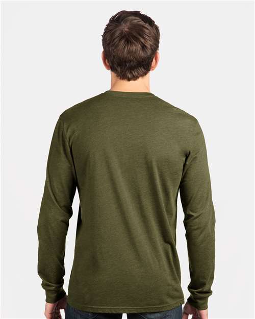 Next Level 6211 Military Green — on model back
