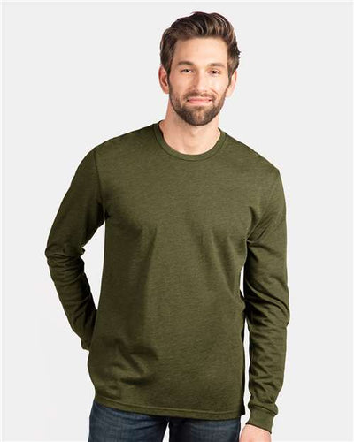 Next Level 6211 Military Green — on model front