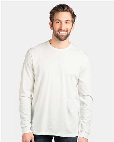 Next Level 6211 White — on model front