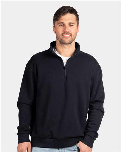 Next Level 9643 Black — on model front