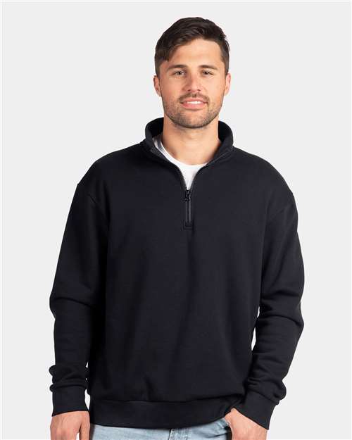 Next Level 9643 Black — on model front