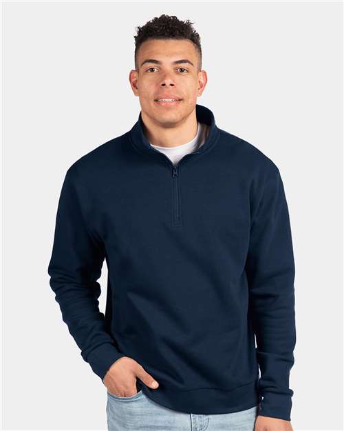 Next Level 9643 Midnight Navy — on model front