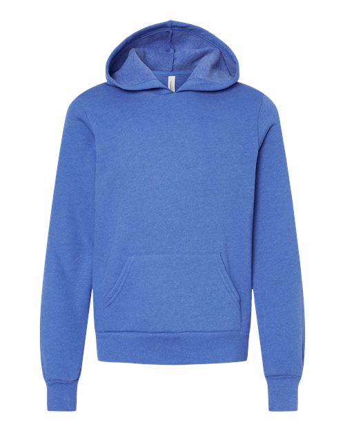 BELLA + CANVAS 3719Y Heather True Royal — front