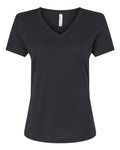BELLA + CANVAS 6405CVC Solid Black Blend — front