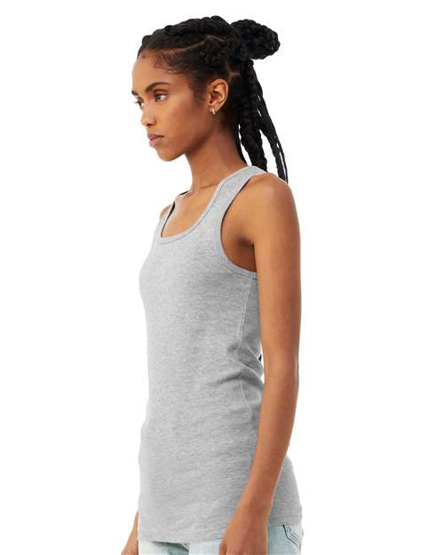 BELLA + CANVAS 1081 Athletic Heather — on model side