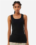 BELLA + CANVAS 1081 Solid Black Blend — on model front