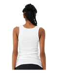 BELLA + CANVAS 1081 Solid White Blend — on model back