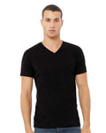 BELLA + CANVAS 3005CVC Solid Black Blend — on model front