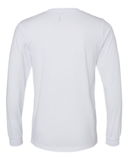 BELLA + CANVAS 3513 Solid White Triblend — back