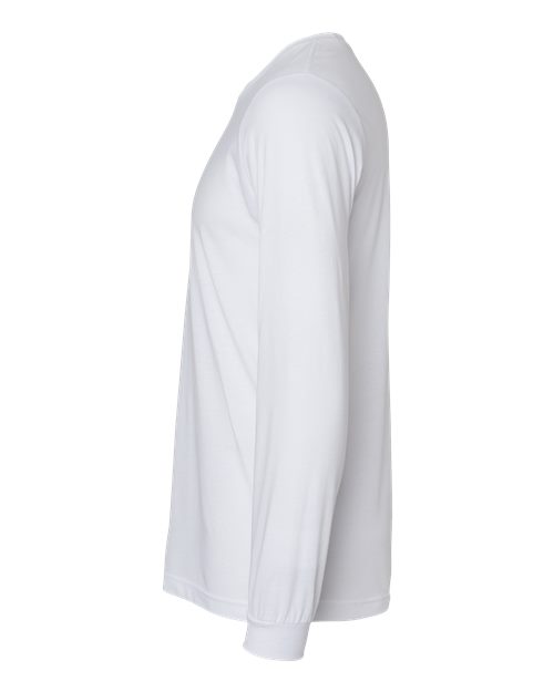 BELLA + CANVAS 3513 Solid White Triblend — direct side