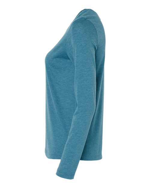 BELLA + CANVAS 6500 Heather Deep Teal — direct side