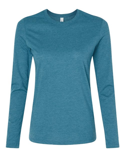 BELLA + CANVAS 6500 Heather Deep Teal — front